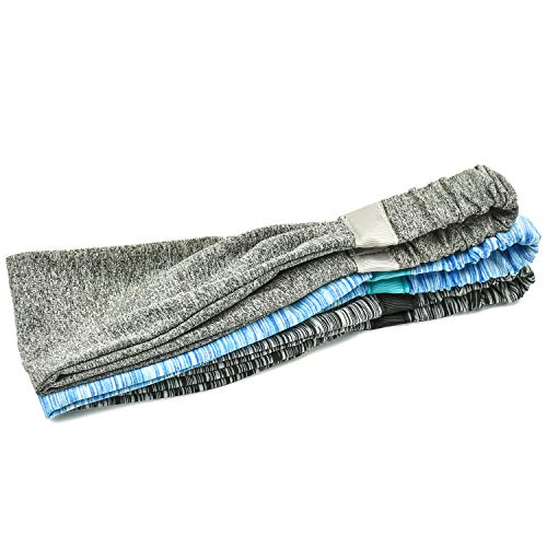 SANTOO 3 Piezas Diadema Deportiva Elásticos, Cinta Pelo Deporte de Transpirable Antideslizante para Hombres Mujeres, para Todo Tipo Ejercicios, Yoga, Tenis, Ciclismo SANTOO 3 Piezas Diadema Deportiva Elásticos, Cinta Pelo Deporte de Transpirable Antideslizante para Hombres Mujeres, para Todo Tipo Ejercicios, Yoga, Tenis, Ciclismo