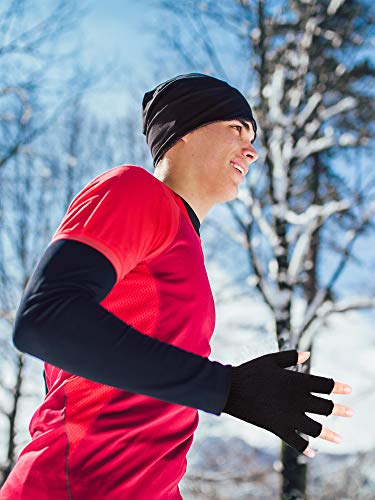 SATINIOR 3 Pares de Guantes de Medio Dedo Guantes sin Dedos de Invierno Guantes de Punto para Hombres Mujeres (Color Set 1) SATINIOR 3 Pares de Guantes de Medio Dedo Guantes sin Dedos de Invierno Guantes de Punto para Hombres Mujeres (Color Set 1)