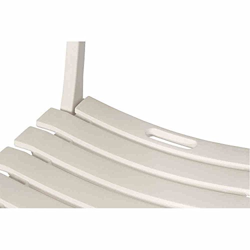 SATURNIA 8330040 Silla Resina Plegable Blanca "Birki" SATURNIA 8330040 Silla Resina Plegable Blanca "Birki"