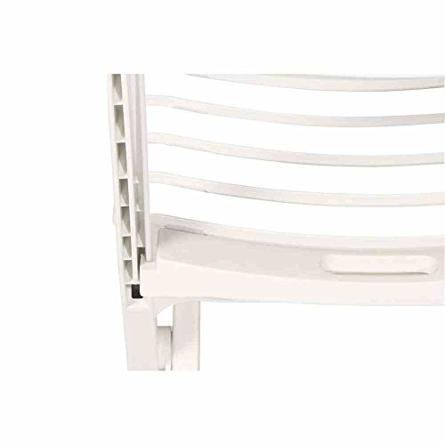 SATURNIA 8330040 Silla Resina Plegable Blanca "Birki" SATURNIA 8330040 Silla Resina Plegable Blanca "Birki"
