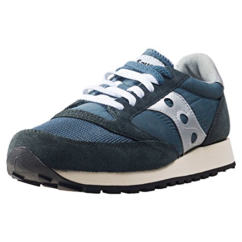 Saucony Jazz Original Vintage, Zapatillas de Cross Unisex Adulto, Azul (Blue/Navy/Silver 4), 42.5 EU