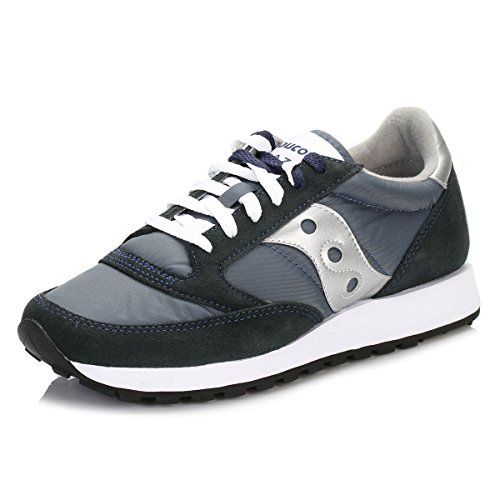 Saucony Jazz Original-W, Zapatillas, Azul (Navy/Silver), 35.5 EU