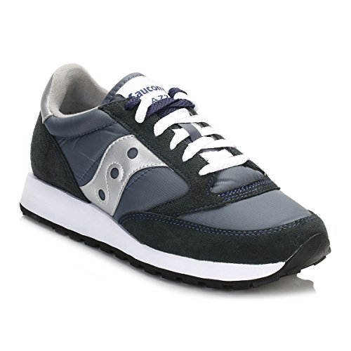 Saucony Jazz Original-W, Zapatillas, Azul (Navy/Silver), 35.5 EU