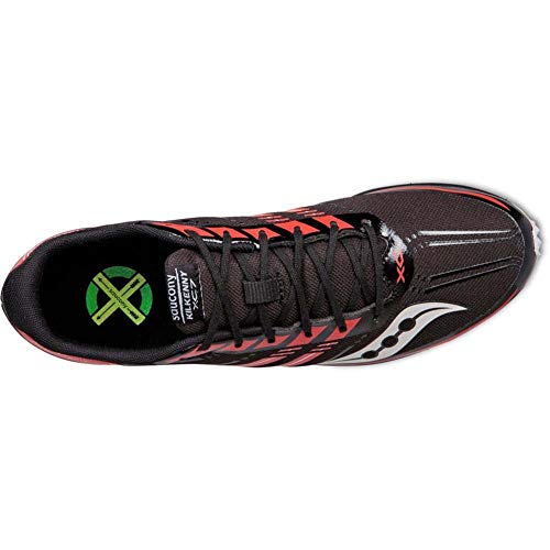 Saucony Men's Kilkenny XC7 Flat Black/Red Athletic Shoe Saucony Men's Kilkenny XC7 Flat Black/Red Athletic Shoe