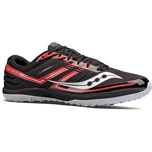 Saucony Men's Kilkenny XC7 Flat Black/Red Athletic Shoe