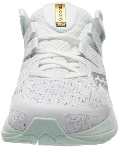 Saucony Ride ISO, Zapatillas de Entrenamiento para Mujer, Blanco (White 040), 38 EU