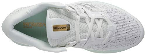 Saucony Ride ISO, Zapatillas de Entrenamiento para Mujer, Blanco (White 040), 38 EU