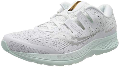 Saucony Ride ISO, Zapatillas de Entrenamiento para Mujer, Blanco (White 040), 38 EU