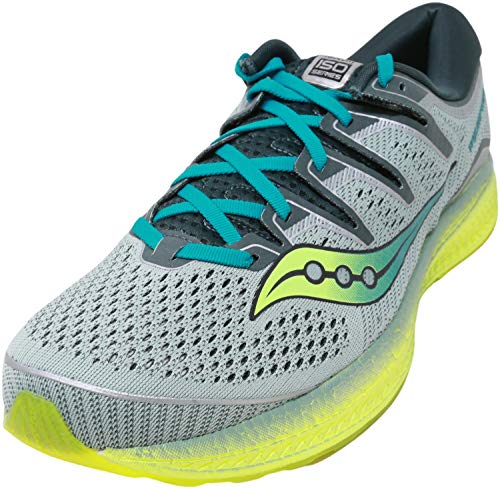 Saucony Triumph ISO 5, Zapatillas de Running Hombre, Verde (Verde 37), 44 EU