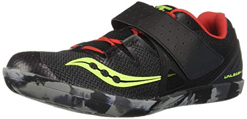 Saucony Unstrap SD2 - Zapatillas de campo para hombre, color negro y rojo, Negro (Negro/Rojo), 41.5 EU