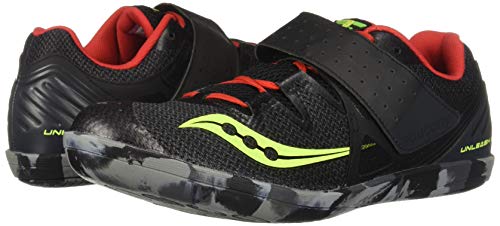Saucony Unstrap SD2 - Zapatillas de campo para hombre, color negro y rojo, Negro (Negro/Rojo), 41.5 EU Saucony Unstrap SD2 - Zapatillas de campo para hombre, color negro y rojo, Negro (Negro/Rojo), 41.5 EU