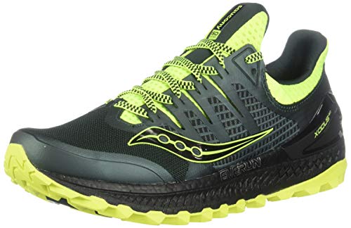 Saucony Xodus ISO 3, Zapatillas para Hombre, Verde Amarillo, 44.5 EU