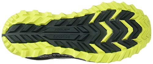 Saucony Xodus ISO 3, Zapatillas para Hombre, Verde Amarillo, 44.5 EU