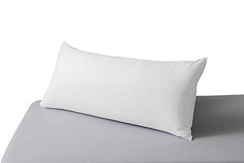 SAVEL, Almohada Suave Tacto Seda con Doble Funda, 90x40cm. Firmeza Alta