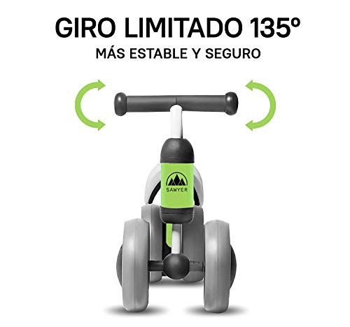 Sawyer - Correpasillos / Bicicleta Sin Pedales - Niños 10 a 24 Meses / Bebes 1 Año (Verde) Sawyer - Correpasillos / Bicicleta Sin Pedales - Niños 10 a 24 Meses / Bebes 1 Año (Verde)