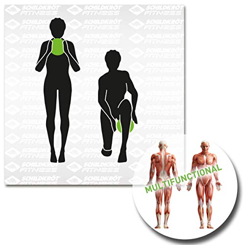 Schildkröt Fitness Balón Medicinal 1,0 kg, Negro/Verde, en Caja, 960061 Schildkröt Fitness Balón Medicinal 1,0 kg, Negro/Verde, en Caja, 960061