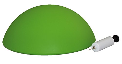 Schildkröt Fitness Half-Ball Dynamic, Entrenador de Equilibrio, Incluye Bomba de Mano y Póster de Ejercicios, Verde, 960038