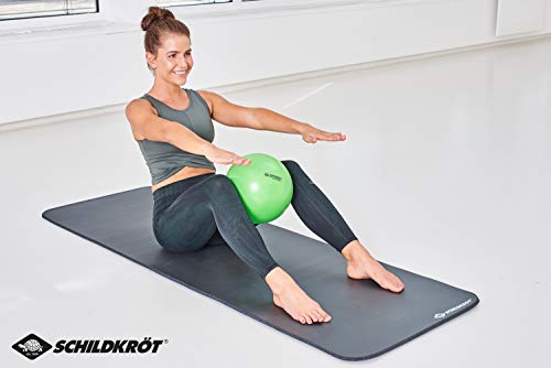 Schildkröt-Fitness Pilates, Ø18cm, Bola de Yoga, Ejercicio, Pelota de Fitness, Verde, 960131