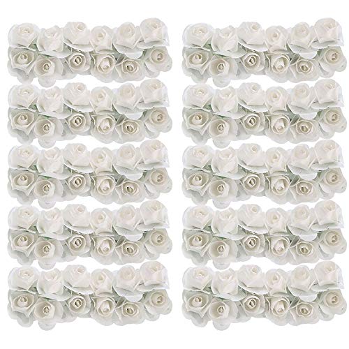 Schneespitze 288pcs Mini Papel Artificial Flores,Rosas Artificiales de Rosa para la Decoración Adecuado para Bodas, Decoración, Bricolaje Hogar Artesanía,2 Paquetes Schneespitze 288pcs Mini Papel Artificial Flores,Rosas Artificiales de Rosa para la Decoración Adecuado para Bodas, Decoración, Bricolaje Hogar Artesanía,2 Paquetes