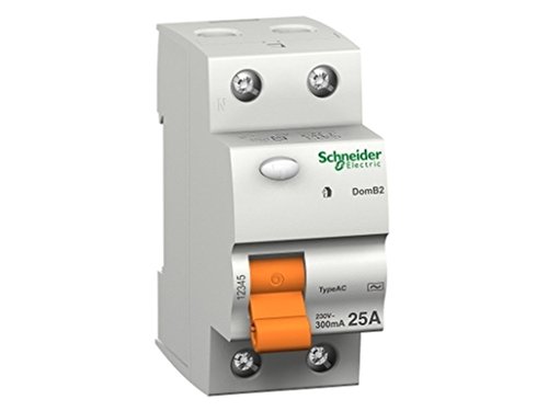 Schneider Electric 15245 Interruptor Diferencial Id Domae, 2P 40A, 30 Ma Ac Schneider Electric 15245 Interruptor Diferencial Id Domae, 2P 40A, 30 Ma Ac
