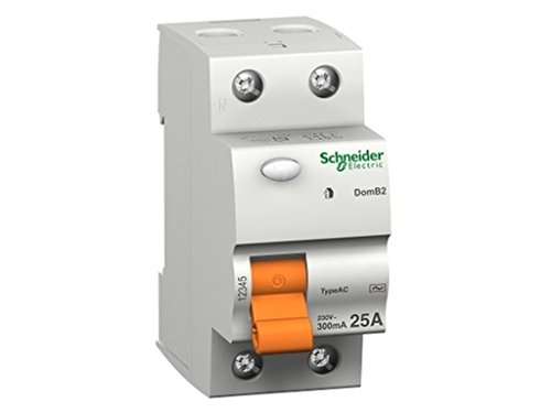 Schneider Electric 15245 Interruptor Diferencial Id Domae, 2P 40A, 30 Ma Ac