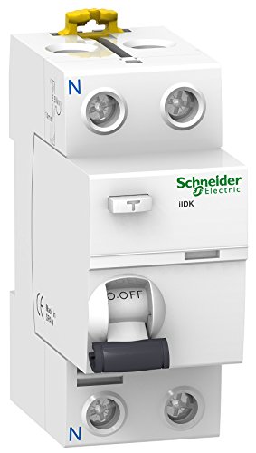Schneider Electric A9R60225 Interruptor Diferencial, 2P, 25A, 30 mA, Clase AC Schneider Electric A9R60225 Interruptor Diferencial, 2P, 25A, 30 mA, Clase AC