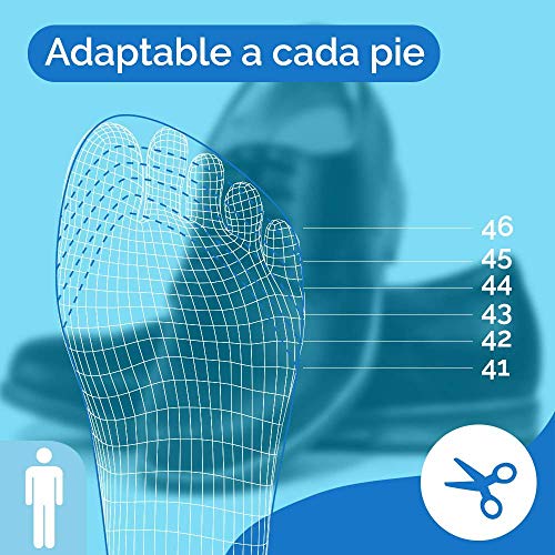 Scholl Plantillas Gel Activ Uso Diario para hombre, para el dia a dia, mayor comodidad y absorción del olor y sudor, talla 40 - 46.5, 1 par (2 plantillas) Scholl Plantillas Gel Activ Uso Diario para hombre, para el dia a dia, mayor comodidad y absorción del olor y sudor, talla 40 - 46.5, 1 par (2 plantillas)