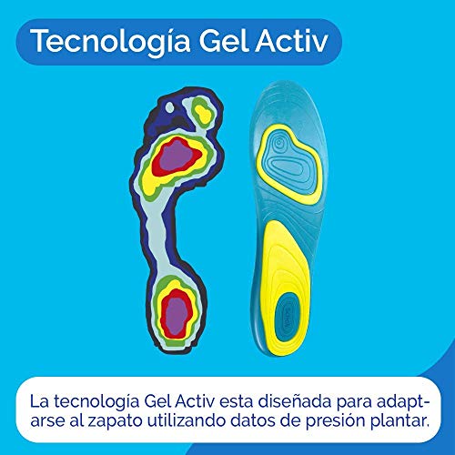Scholl Plantillas Gel Activ Uso Diario para mujer, para el dia a dia, mayor comodidad y absorción del olor y sudor, talla 35.5 - 40.5, 1 par (2 plantillas) Scholl Plantillas Gel Activ Uso Diario para mujer, para el dia a dia, mayor comodidad y absorción del olor y sudor, talla 35.5 - 40.5, 1 par (2 plantillas)