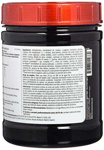 Scitec Nutrition Hot Blood 3.0 Complejo estimulante de pre-entrenamieto, sabor guaraná - 300 g