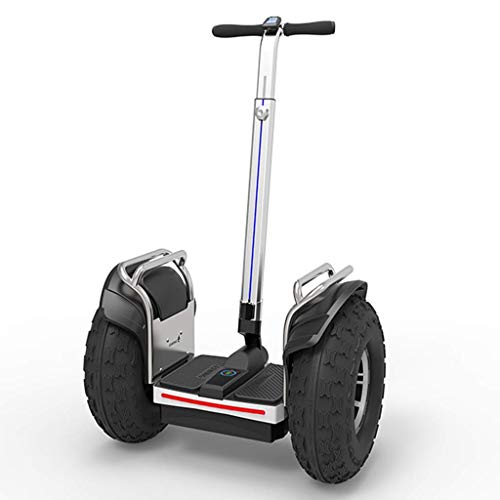 Scooter eléctrico Transporte Personal Coche de Equilibrio de 2400 W con Equilibrio automático de Dos Ruedas, Plata