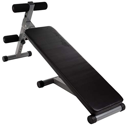 ScSPORTS Banco de abdominales unisex para adultos, color negro, estándar ScSPORTS Banco de abdominales unisex para adultos, color negro, estándar