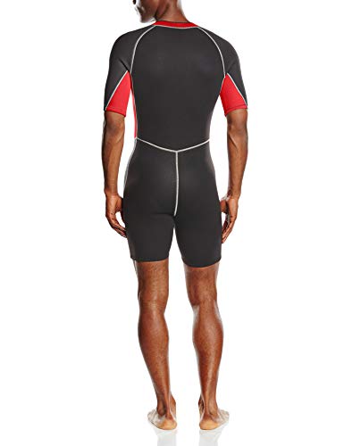 Seac Ciao 2.5 mm - Mono de neopreno para hombre, color negro/rojo, talla L Seac Ciao 2.5 mm - Mono de neopreno para hombre, color negro/rojo, talla L