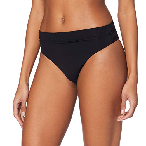 Seafolly Active Hi Rise Braguita de Bikini, Negro (Black Black), 38 (Talla del Fabricante: 10) para Mujer