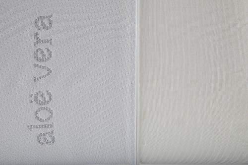 Seasons-Pack 2 almohadas viscoelasticas 70 cms, Antiácaros y Antibacterias , tejido Aloe vera hilo de plata.Doble funda Seasons-Pack 2 almohadas viscoelasticas 70 cms, Antiácaros y Antibacterias , tejido Aloe vera hilo de plata.Doble funda
