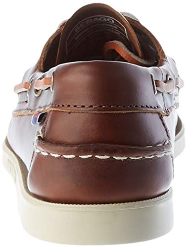 Sebago Docksides Portland Waxed Náuticos, Hombre, Marrón (Brown 900), 43.5 EU