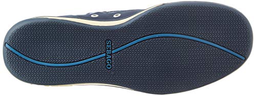 Sebago Triton Three Eyelets FGL, Náuticos Hombre, Azul (Blue Nite N01), 45 EU