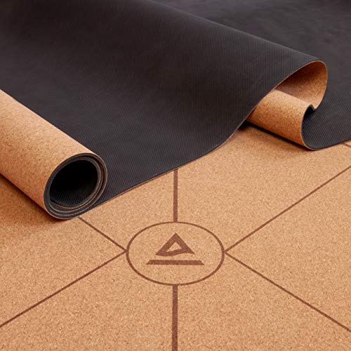 Secoroco Yogistar - Esterilla de yoga (corcho, 4 mm, antideslizante, 66 cm de ancho, con líneas auxiliares, vegana, sostenible y reciclable, incluye bolsa de yoga) Secoroco Yogistar - Esterilla de yoga (corcho, 4 mm, antideslizante, 66 cm de ancho, con líneas auxiliares, vegana, sostenible y reciclable, incluye bolsa de yoga)