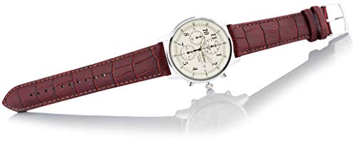 Seiko Reloj Cronógrafo de Cuarzo para Hombre con Correa de Piel – SNDC31P1