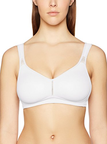 Selene ELVIRA, Sujetador sin Aros Para Mujer, Blanco, ES 110D Selene ELVIRA, Sujetador sin Aros Para Mujer, Blanco, ES 110D