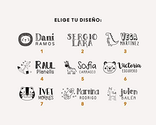 Sello para Ropa Personalizado, Más de 12 Diseños Exclusivos a Elegir, Marcador Ropa Personalizado Sello para Ropa Personalizado, Más de 12 Diseños Exclusivos a Elegir, Marcador Ropa Personalizado