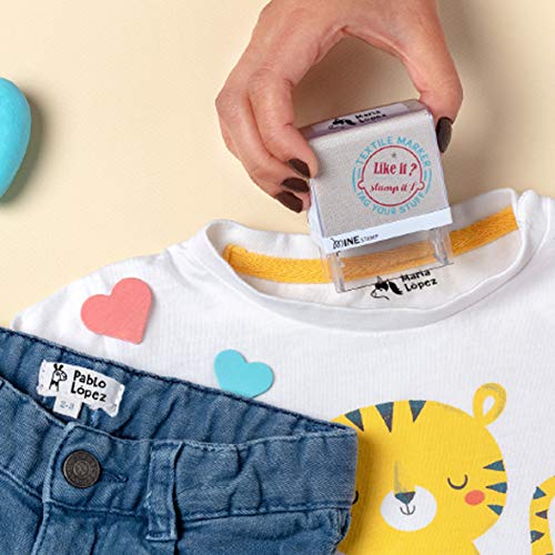 Sello para Ropa Personalizado, Más de 12 Diseños Exclusivos a Elegir, Marcador Ropa Personalizado Sello para Ropa Personalizado, Más de 12 Diseños Exclusivos a Elegir, Marcador Ropa Personalizado