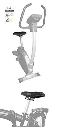 SellOttO RELAX - Sillín Large L acolchado Gel Ergonómico Hombre Mujer, hecho en Italia - Ideal para bicicleta Estática casa, Pedaleo asistido, Carga SellOttO RELAX - Sillín Large L acolchado Gel Ergonómico Hombre Mujer, hecho en Italia - Ideal para bicicleta Estática casa, Pedaleo asistido, Carga