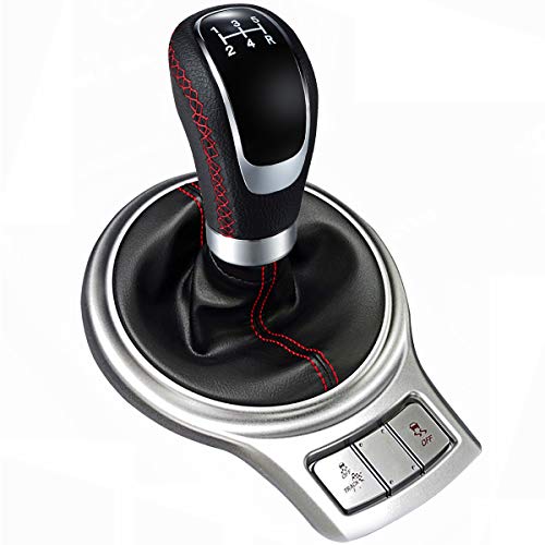 Semoss 5 Speed Universal Manual Automatic Car Accessories Gear Shift Knob Lever Stick + 3 Adapters 8mm 10mm 12mm for Most Automotives,Red Sewing Semoss 5 Speed Universal Manual Automatic Car Accessories Gear Shift Knob Lever Stick + 3 Adapters 8mm 10mm 12mm for Most Automotives,Red Sewing