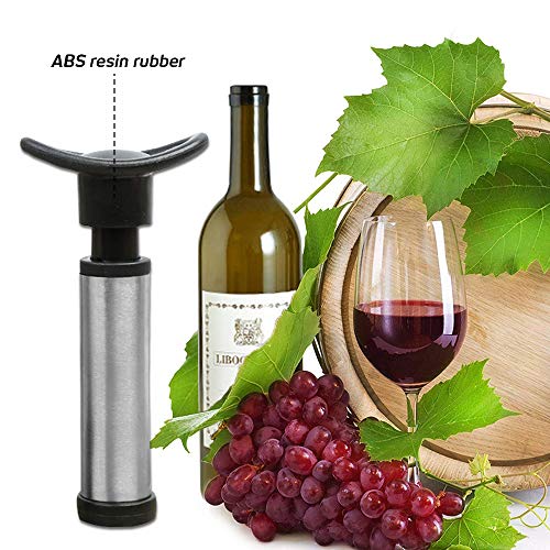 SENAHI Wine Pump Wine Saver Pumper Preserver para Eliminar el Sello de Aire y vacío