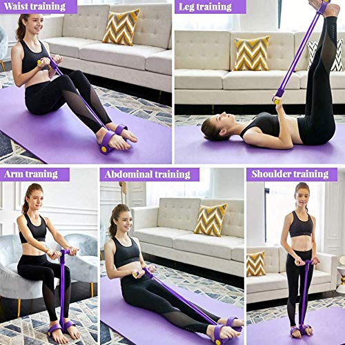 Senbos Fitness Pedal Ejercitador Cuerda de Tracción Abdominales Culturismo Expansor Pedal Bandas de Resistencia Equipo de Gimnasio en Casa Para Yoga, Adelgazamiento, Entrenamiento de Fuerza Senbos Fitness Pedal Ejercitador Cuerda de Tracción Abdominales Culturismo Expansor Pedal Bandas de Resistencia Equipo de Gimnasio en Casa Para Yoga, Adelgazamiento, Entrenamiento de Fuerza