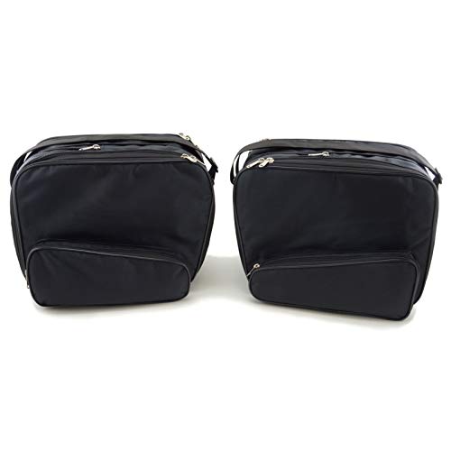 SET de 3 bolsas, bolsillos interiores adecuados para 2 maletas laterales moto (Vario) y 1 maleta moto (Vario / Top Case) de BMW K1200GT, R1200RT, R1250RT, K1300GT, K1600GT, K1600GTL - No. 17+18