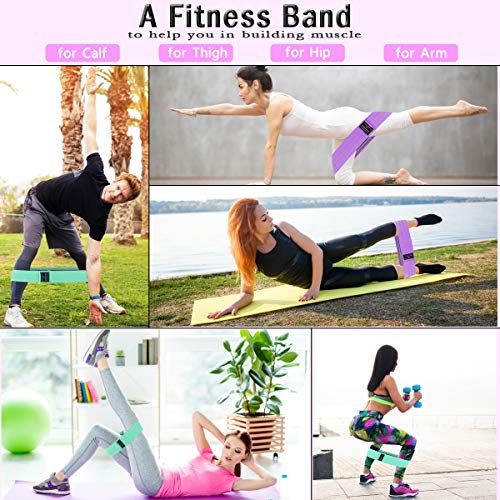 Set de bandas de resistencia,5 Bandas Elasticas Musculacion y 3 cintas gomas elasticas fitness, Adecuado para fitness yoga fisioterapia estiramientos.Gimnasio en Casa piezas kit para hombres/ mujeres