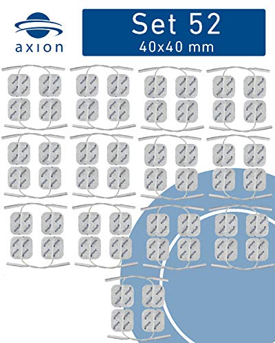 Set de electrodos axion - 52 parches para TENS EMS - almohadillas universales