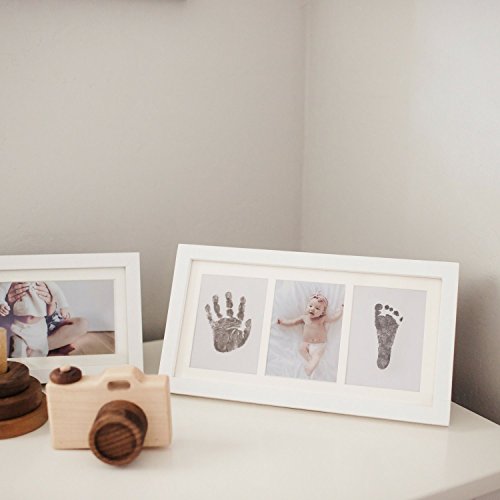 Set de Marco de Fotos y Huellas de Bebé en Tinta – Recuerdo memorable – No tóxico – Ideal Regalos Para Bebes - Marco De Madera y Cristal Acrílico – Ideal Decoración o Regalo De Baby Shower Set de Marco de Fotos y Huellas de Bebé en Tinta – Recuerdo memorable – No tóxico – Ideal Regalos Para Bebes - Marco De Madera y Cristal Acrílico – Ideal Decoración o Regalo De Baby Shower