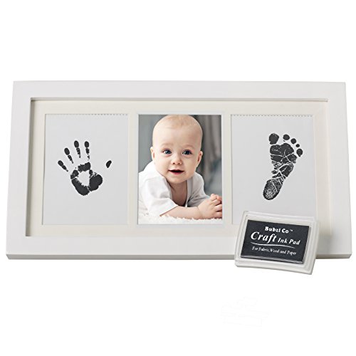 Set de Marco de Fotos y Huellas de Bebé en Tinta – Recuerdo memorable – No tóxico – Ideal Regalos Para Bebes - Marco De Madera y Cristal Acrílico – Ideal Decoración o Regalo De Baby Shower Set de Marco de Fotos y Huellas de Bebé en Tinta – Recuerdo memorable – No tóxico – Ideal Regalos Para Bebes - Marco De Madera y Cristal Acrílico – Ideal Decoración o Regalo De Baby Shower